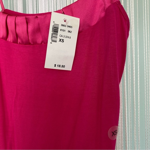 Ricki’s Pink Spaghetti Strap Tank Top NWT Size XS - Picture 9 of 16